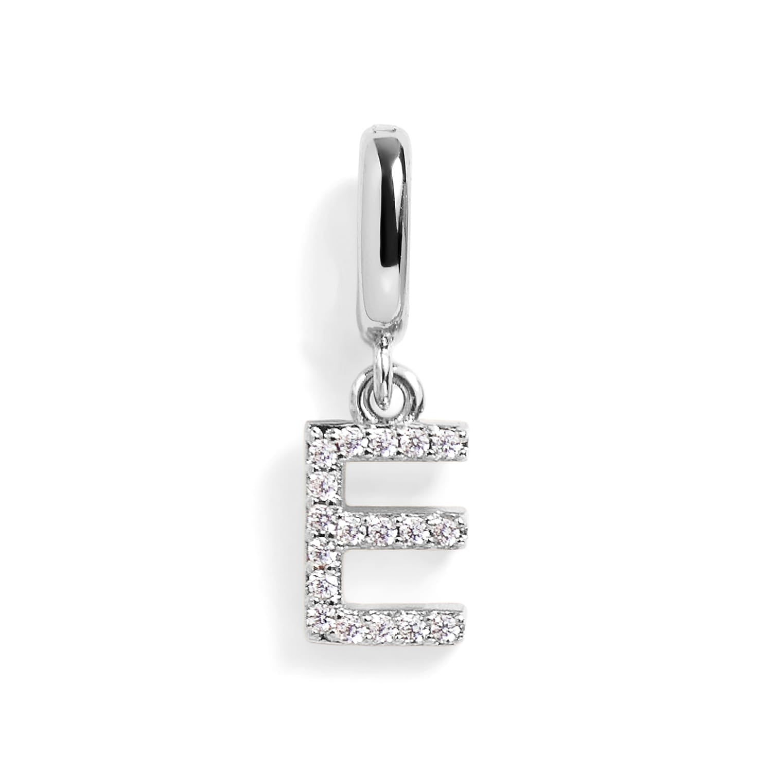 PavĂ© Letter Charm