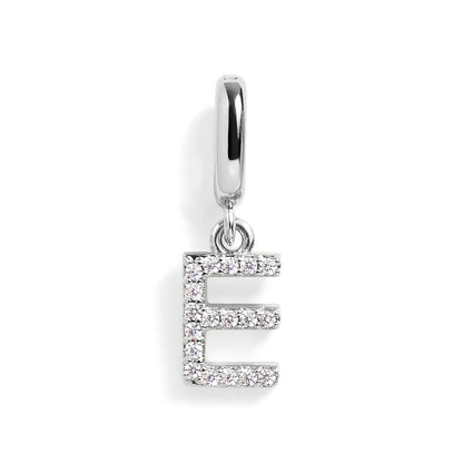 PavĂ© Letter Charm