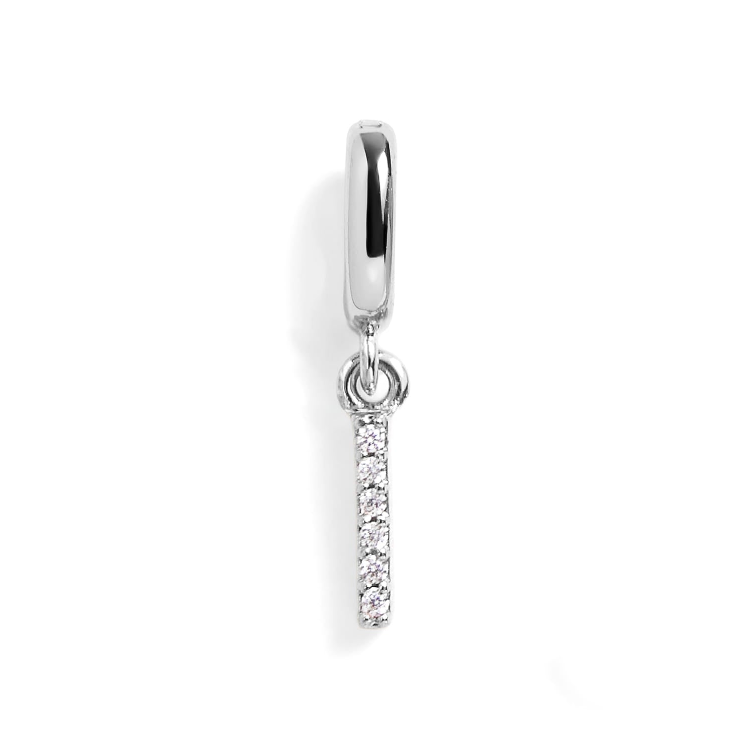 PavĂ© Letter Charm