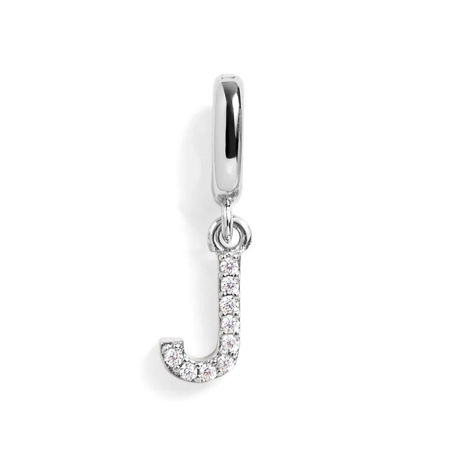 PavĂ© Letter Charm