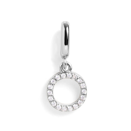 PavĂ© Letter Charm