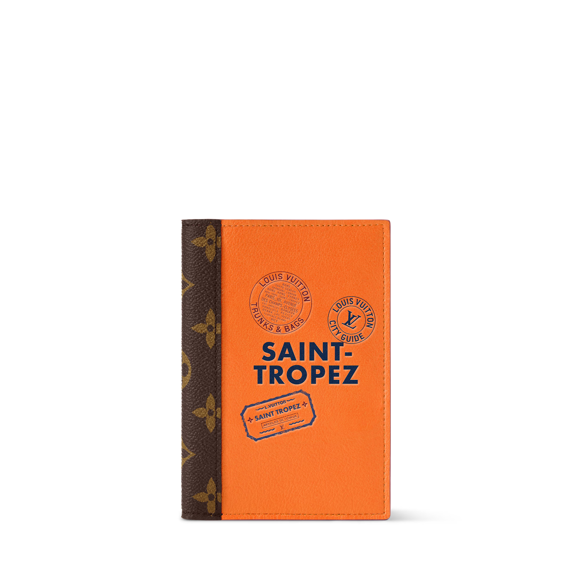 Women's Passport Cover City Guide Cowhide Leather Travel Wallet M29101