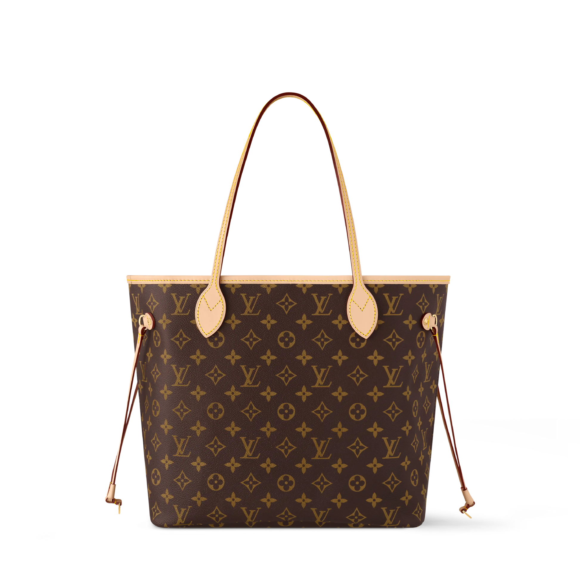 Women's Neverfull MM Tote Monogram Canvas Cherry