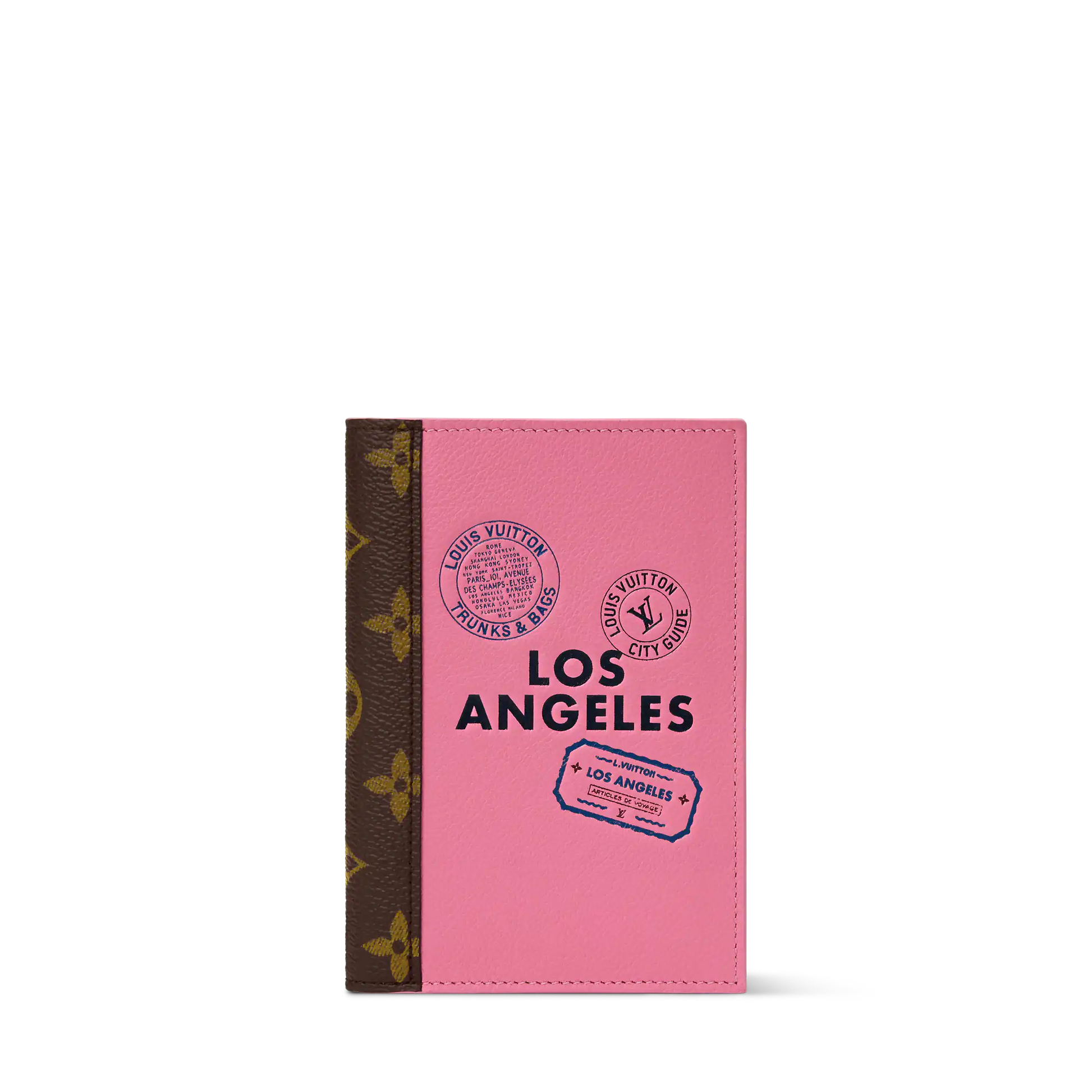 Women's Passport Cover City Guide Cowhide Leather Travel Wallet M29101