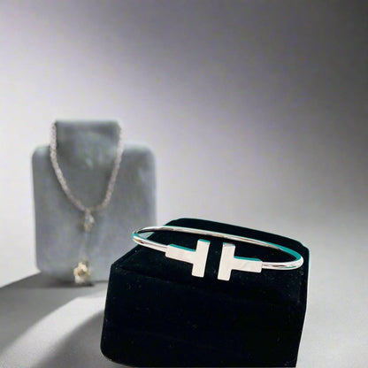 Architect T Open Bangle Bracelet