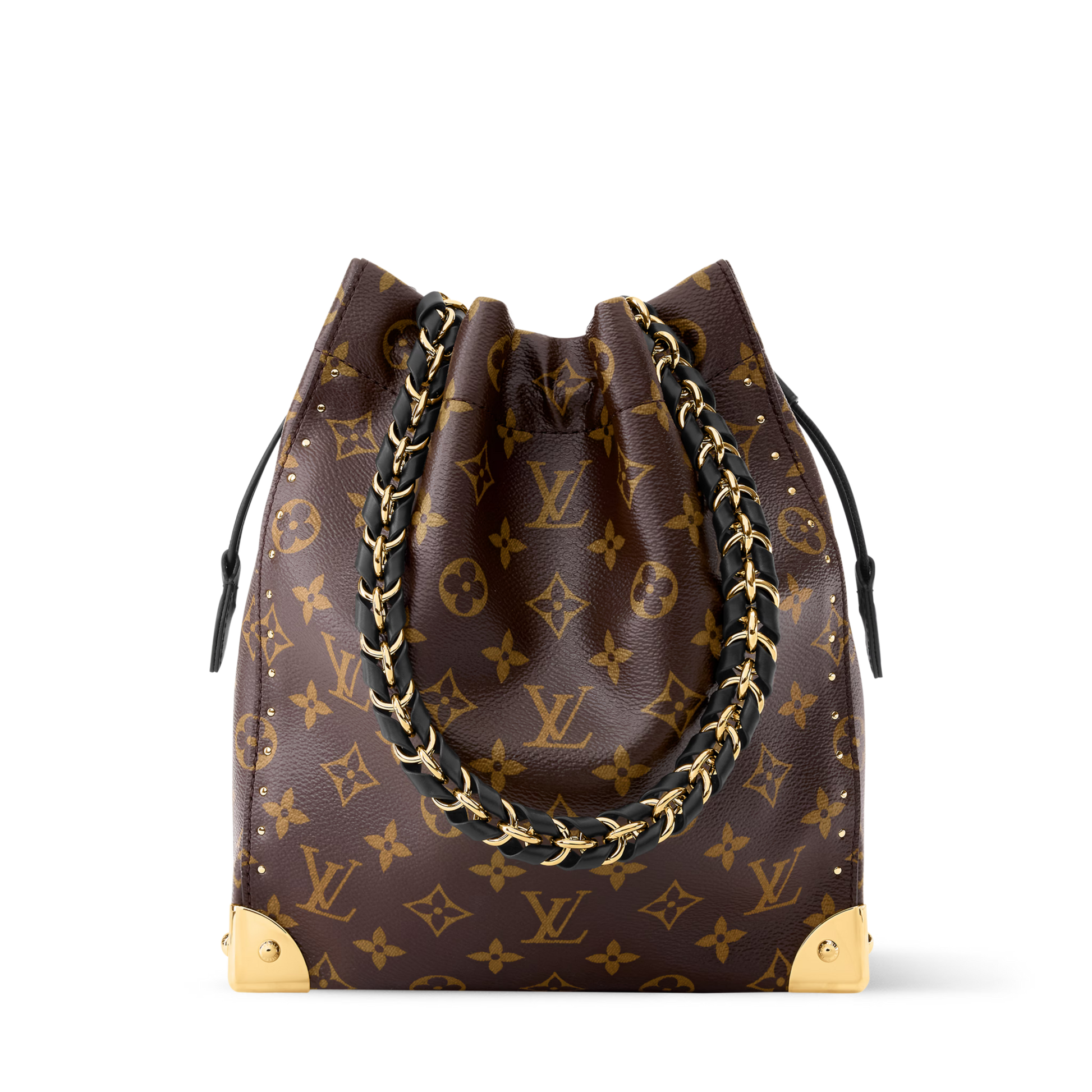Women's Noé Trunk Tan Calfskin Leather Bucket Bag M29131