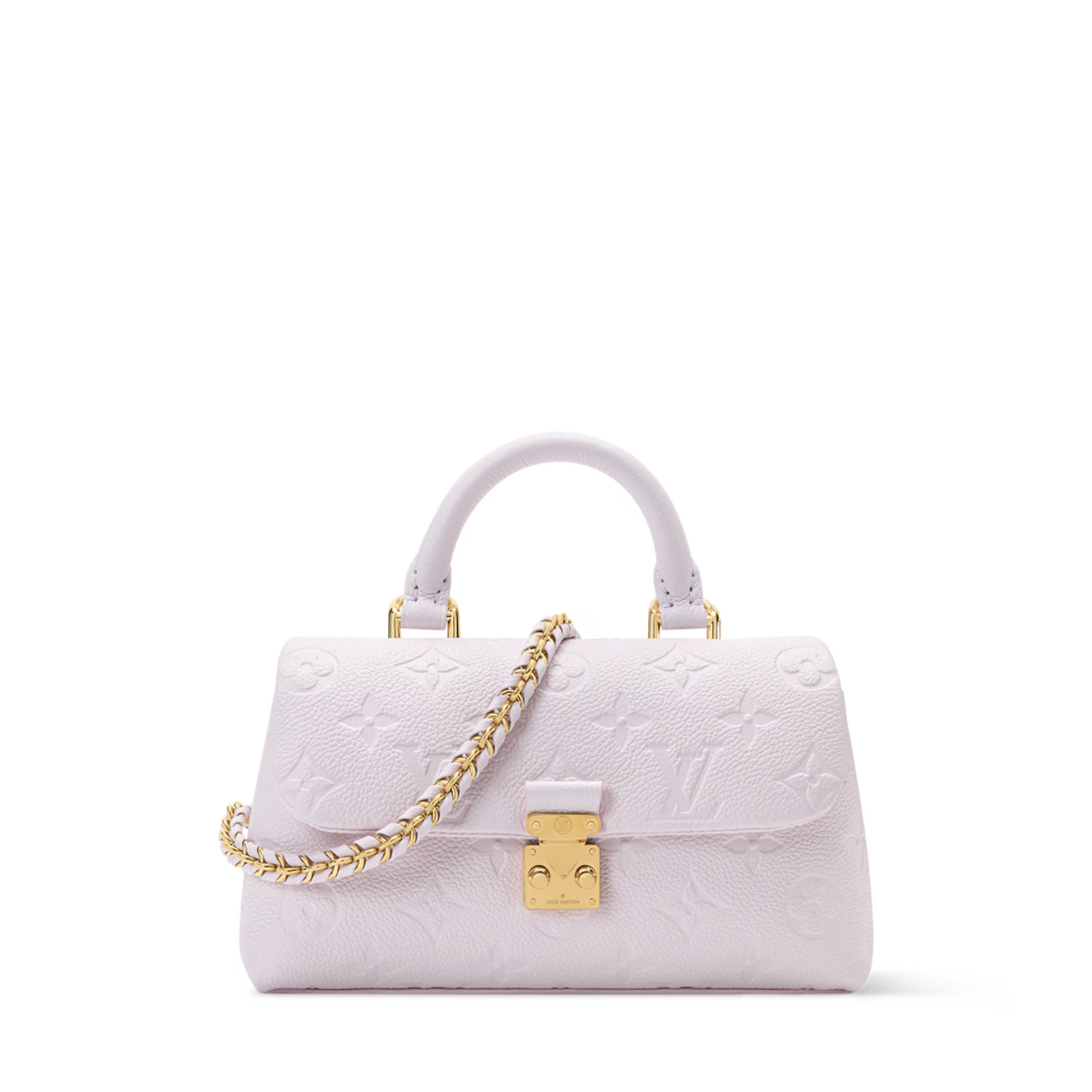 Women's Nano Madeleine Sweet Lavender Monogram Empreinte Leather Bag M29380