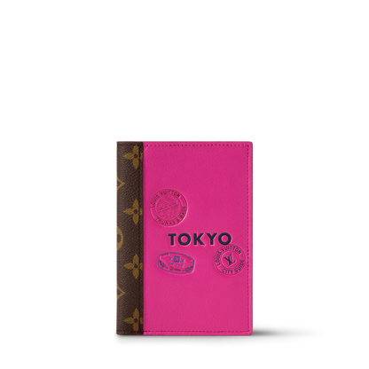 Women's Passport Cover City Guide Cowhide Leather Travel Wallet M29101