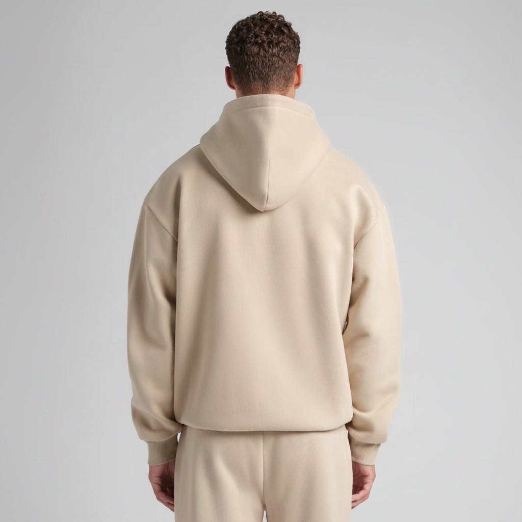 Oliver is 6'4'' and wears a size L
