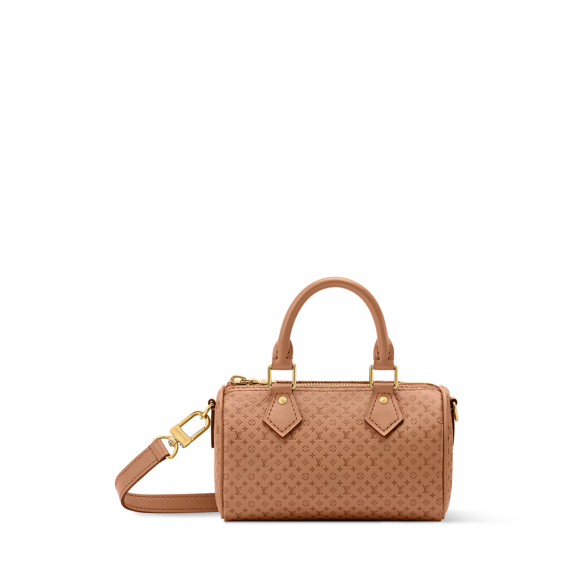 Women's Nano Speedy Minigram Light Bliss Calfskin Nano Bag