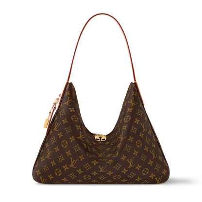 Women's Slouchy MM Monogram Coated Canvas Tote Bag M12098