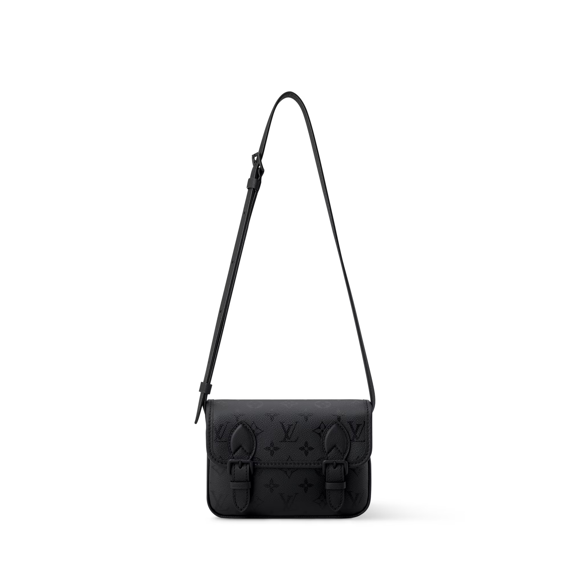 Men's Satchel Wearable Wallet Monogram Midnight