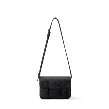 Men's Satchel Wearable Wallet Monogram Midnight