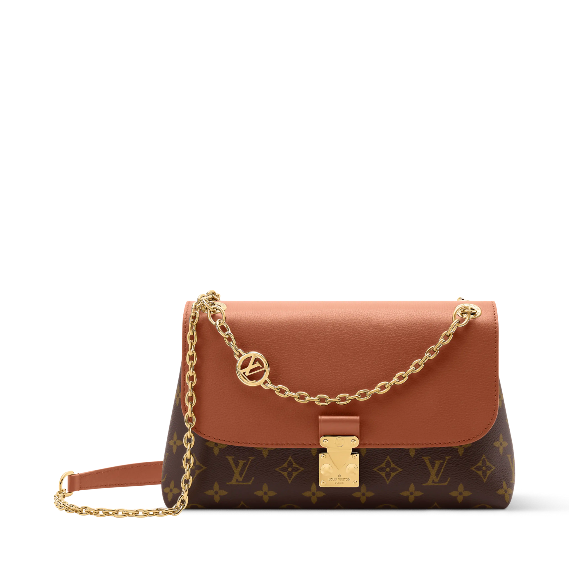 Women's Madeleine PM Monogram Cognac Canvas Shoulder Bag