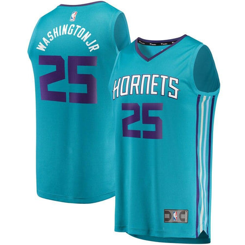 PJ Washington Charlotte Hornets 2019 NBA Draft First Round Pick Fast Break Replica Jersey Teal - Icon Edition