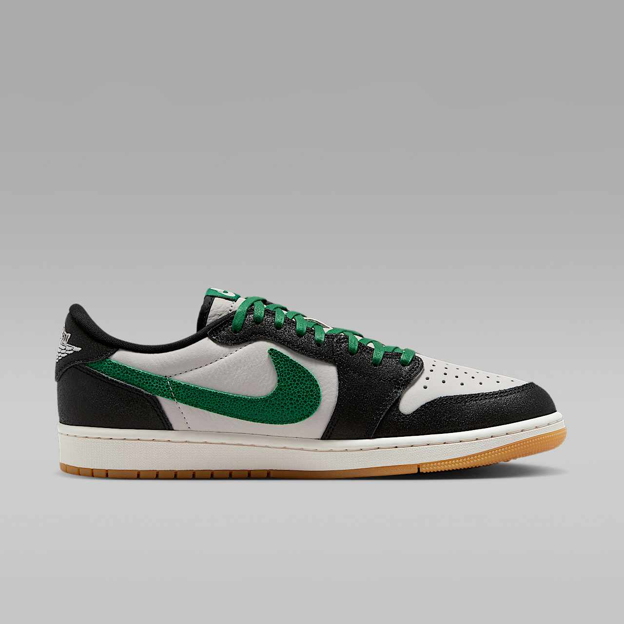 Air Jordan 1 Retro Low OG "Phantom and Pine Green" Men's Shoes