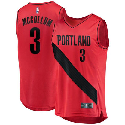 C.J. McCollum Portland Trail Blazers Fast Break Replica Jersey - Statement Edition – Red