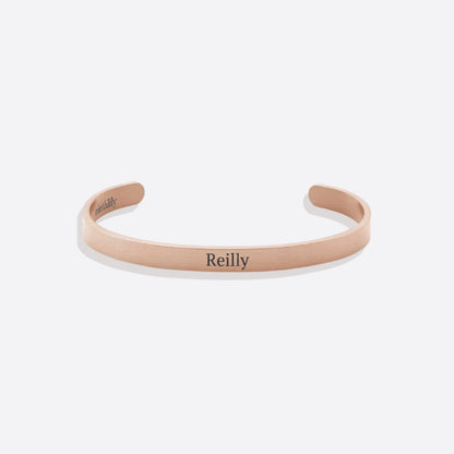 Beautiful Girl You Can Do Hard Things Cuff Bracelet