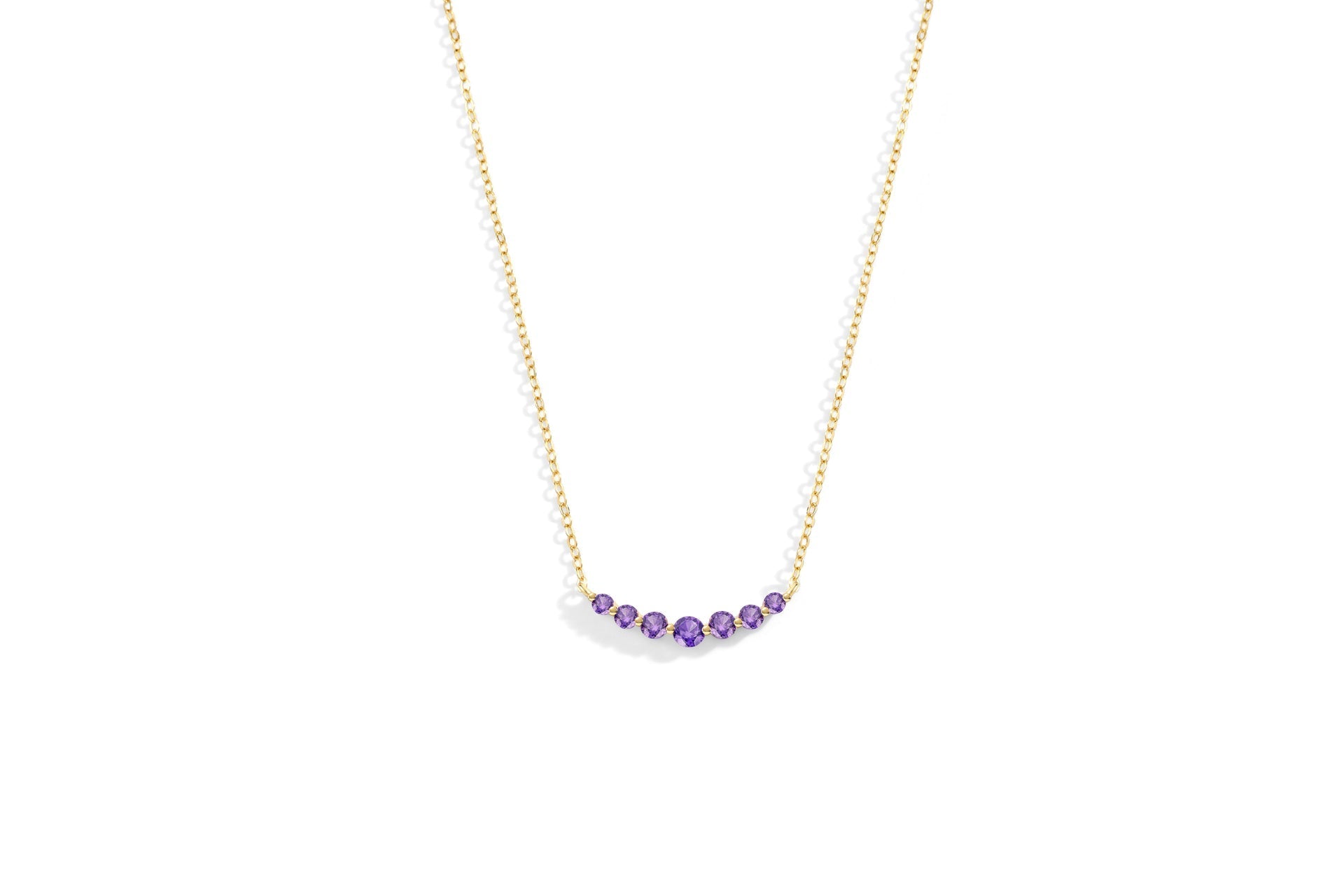 Birthstone Arc Necklace