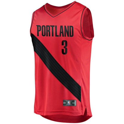 C.J. McCollum Portland Trail Blazers Fast Break Replica Jersey - Statement Edition – Red