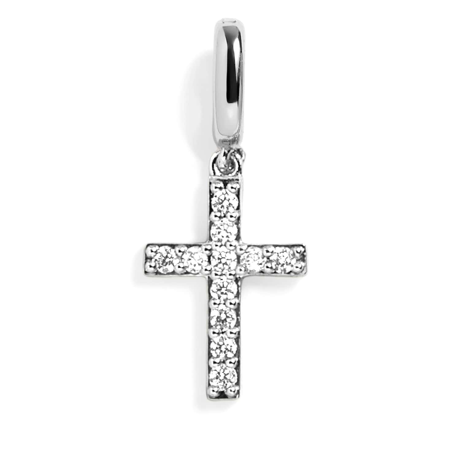 PavĂ© Cross Charm