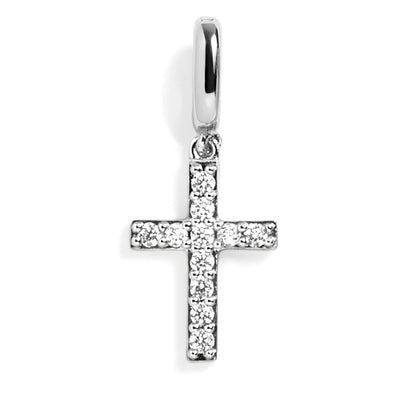 PavĂ© Cross Charm