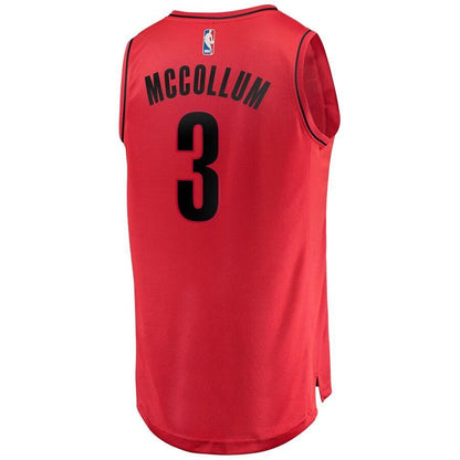 C.J. McCollum Portland Trail Blazers Fast Break Replica Jersey - Statement Edition – Red