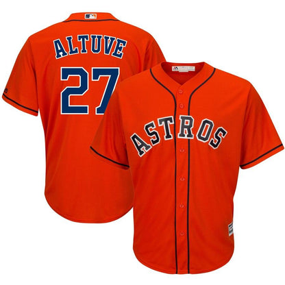 Jose Altuve 27 Houston Astros Official Cool Base Player Jersey