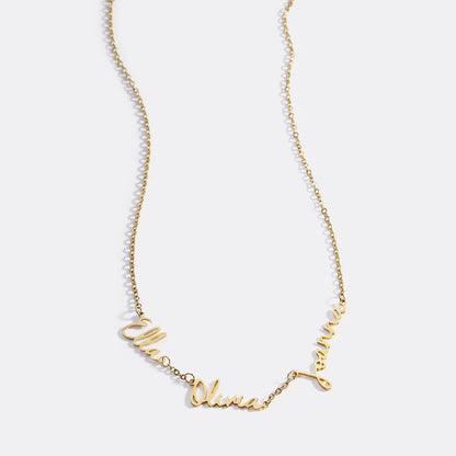 Fairy Multiple Name Necklace