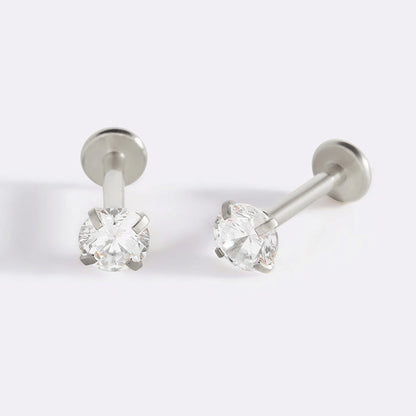 Crystal Sleeper Flatback Stud Earrings