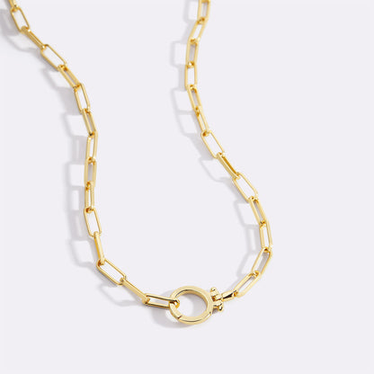 Paperclip Chain Necklace