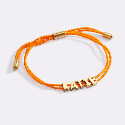 Personalized Adjustable Name Bracelet