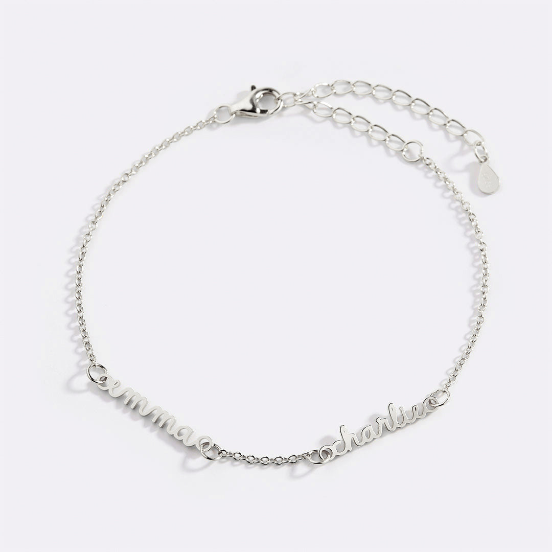Dainty Multiple Name Bracelet