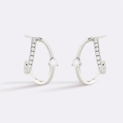 Nova Double Hoop Earrings