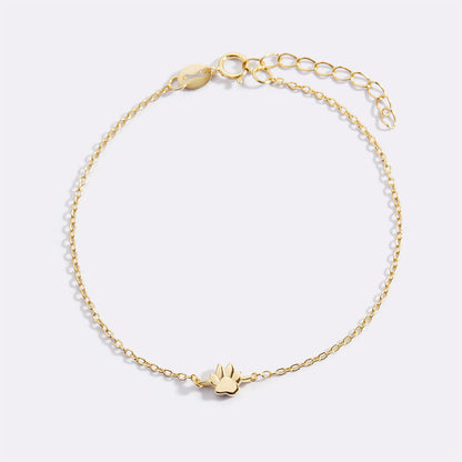 Tiny Pawprint Charm Bracelet
