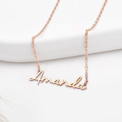 Personalized Fairy Name Necklace