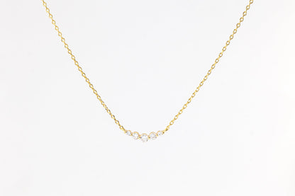 Mini Arc Diamond Necklace