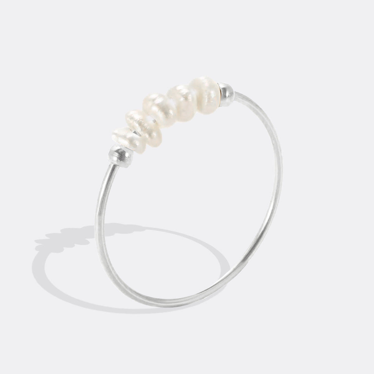 Mini Pearl Spinner Ring