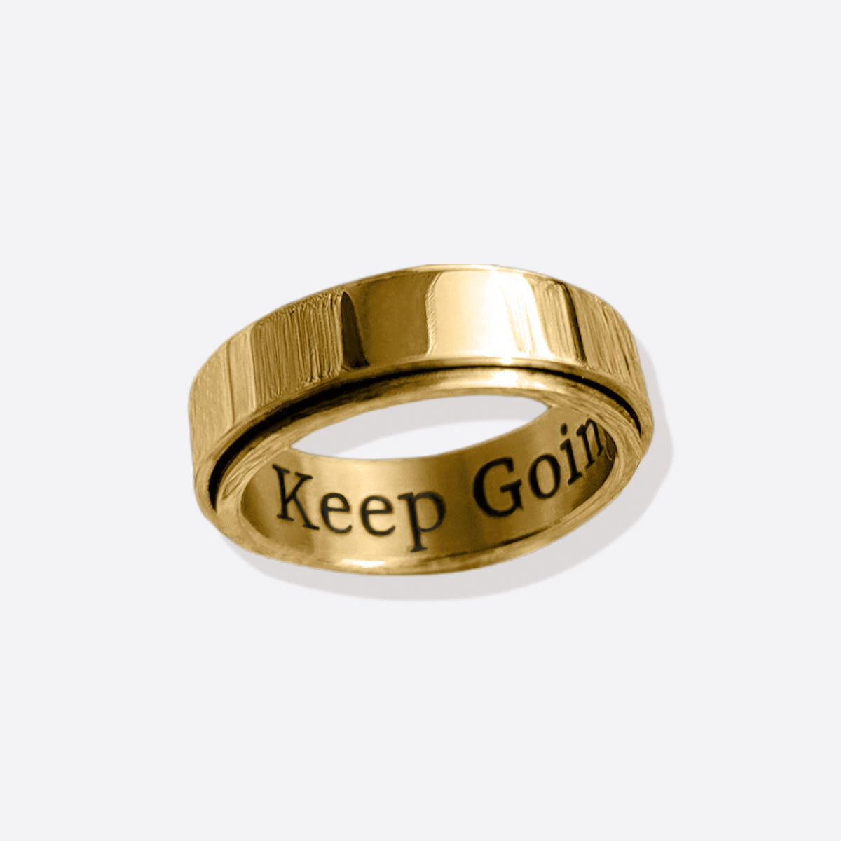 Classic Block Spinner Ring