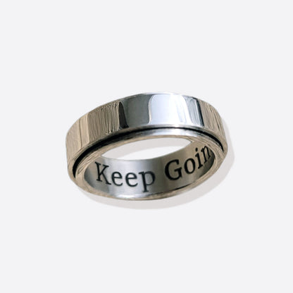 Classic Block Spinner Ring
