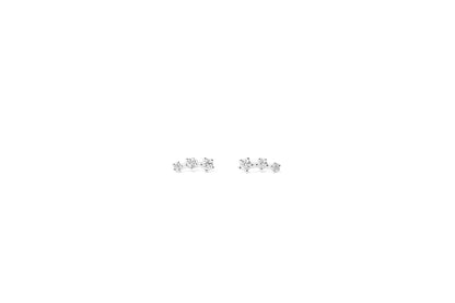 Sparkling Mini Climber Stud Earrings