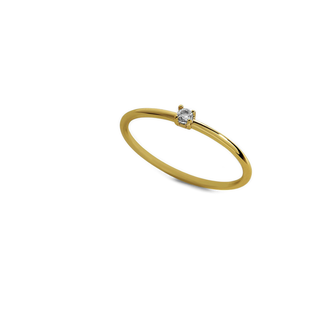 Dainty Birthstone Stacking Ring