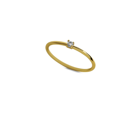Dainty Birthstone Stacking Ring