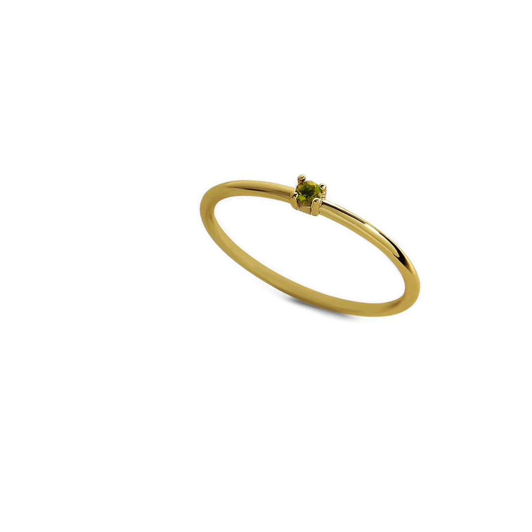 Dainty Birthstone Stacking Ring