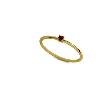 Dainty Birthstone Stacking Ring