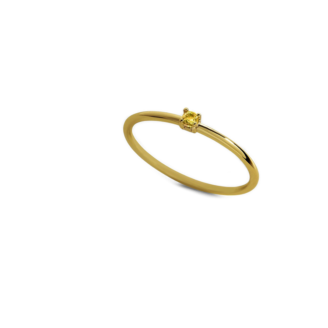 Dainty Birthstone Stacking Ring
