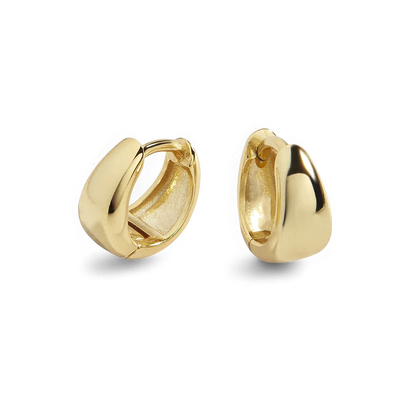 Teardrop Huggie Hoop Earrings