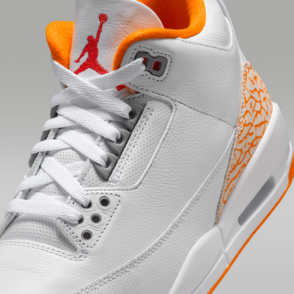 Air 3 Retro "White and Orange Peel" Women's Shoes