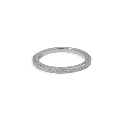 Micro PavĂ© Eternity Stacking Ring