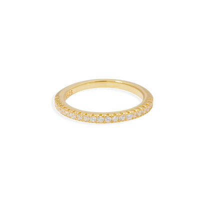 Micro PavĂ© Eternity Stacking Ring
